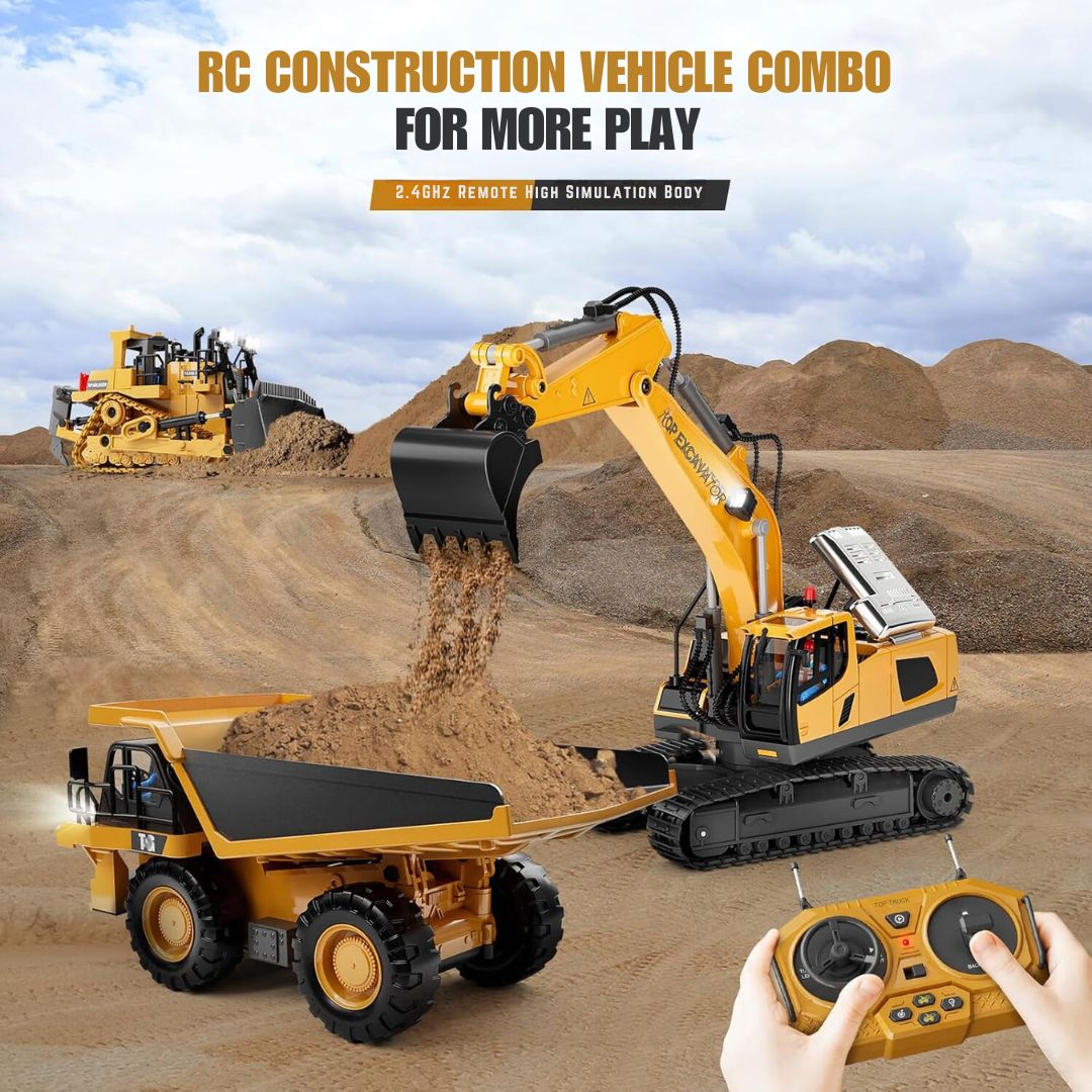 Remote Controlled Machinery - ConstructPro - Sensory Toys