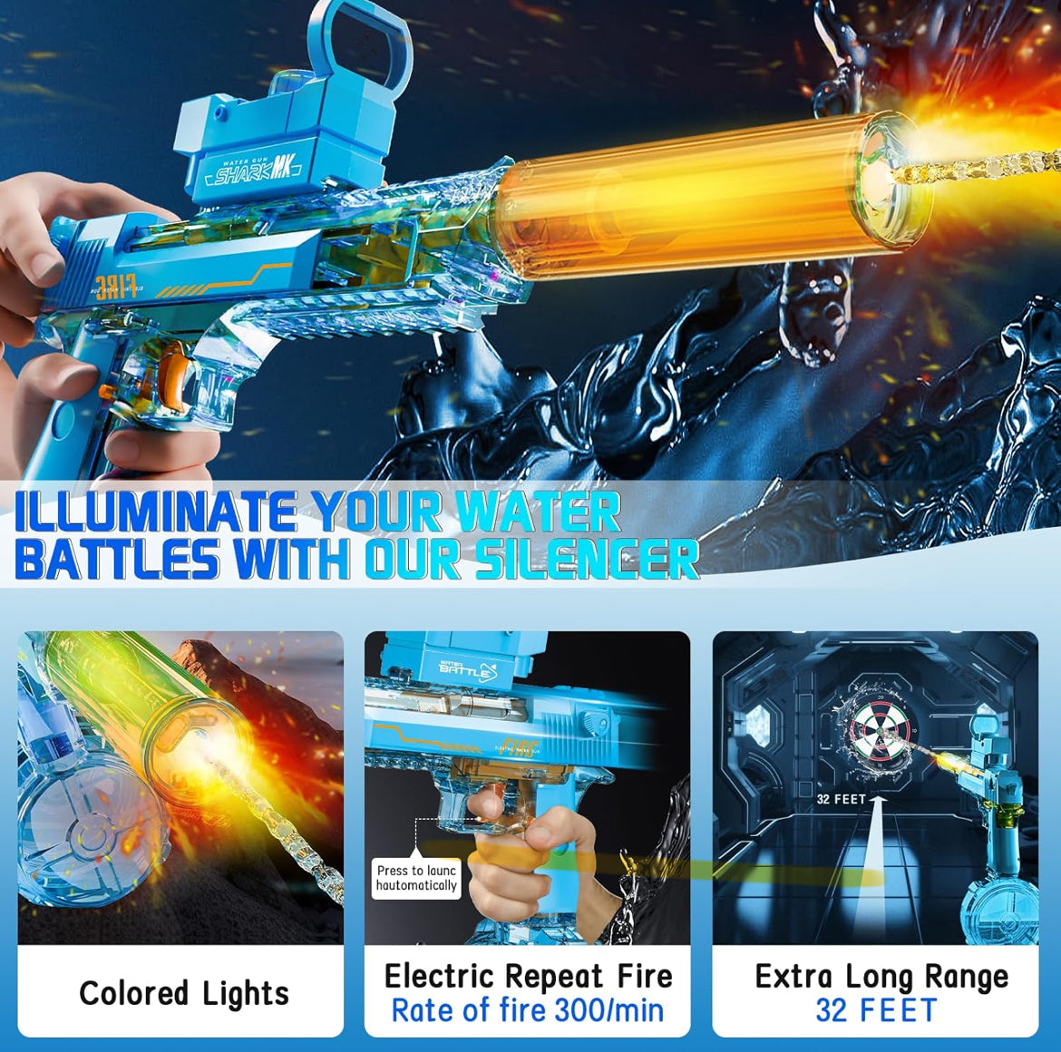 Electric Super Soaker Water Gun