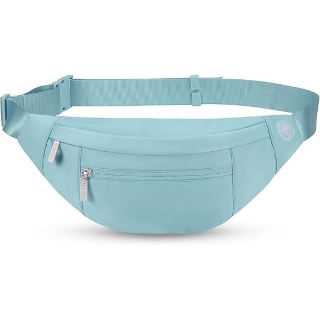 Large Crossbody Fanny Pack With 4-Zipper