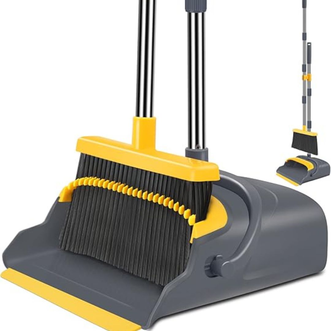 Upgrade Broom and Dustpan Set