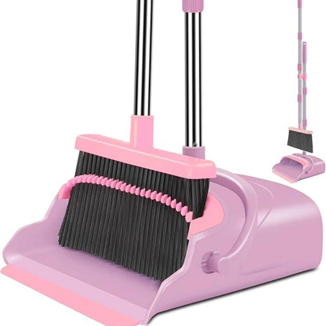 Upgrade Broom and Dustpan Set
