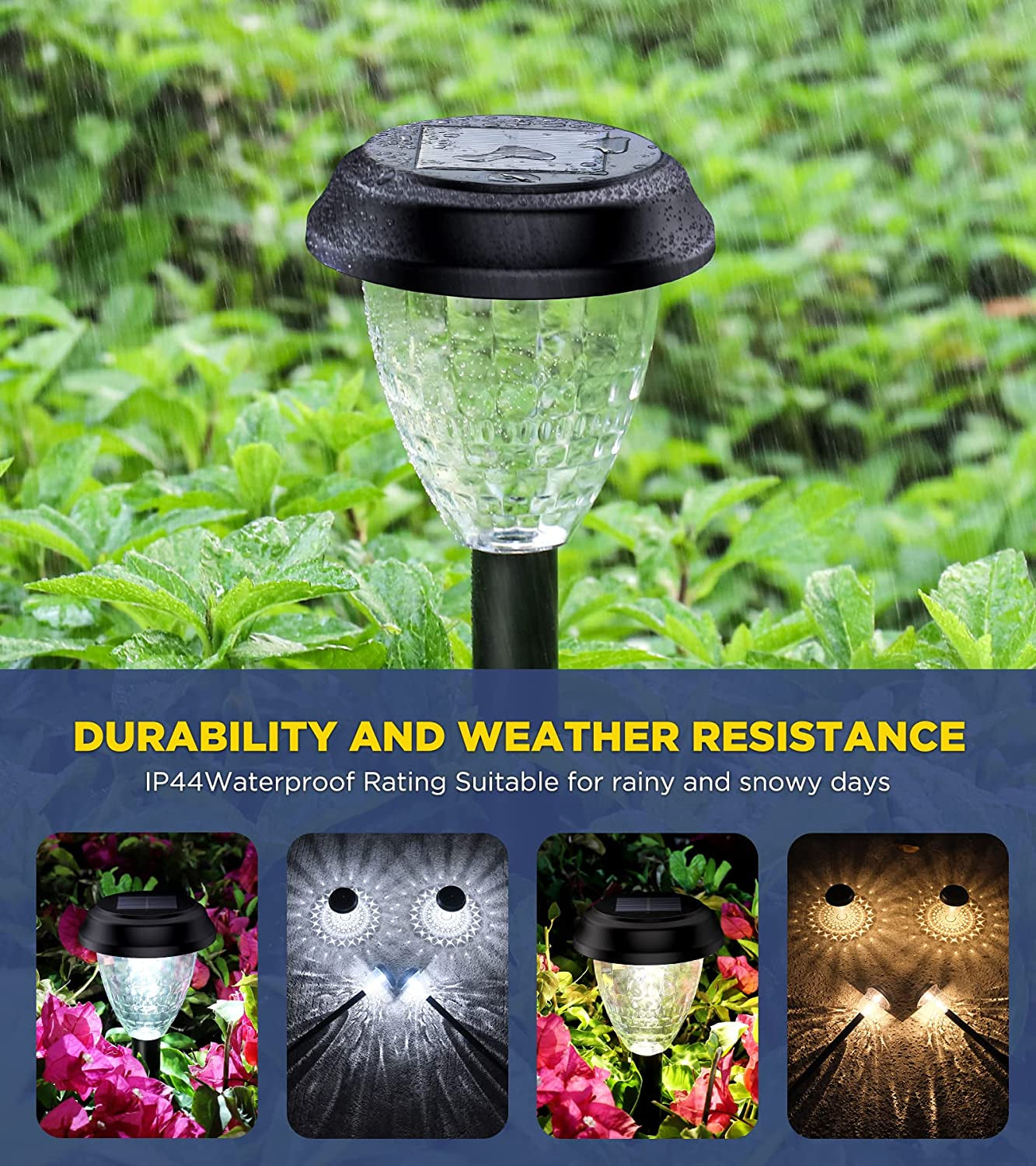 Solar Outdoor Lights Decorative 10 Pack