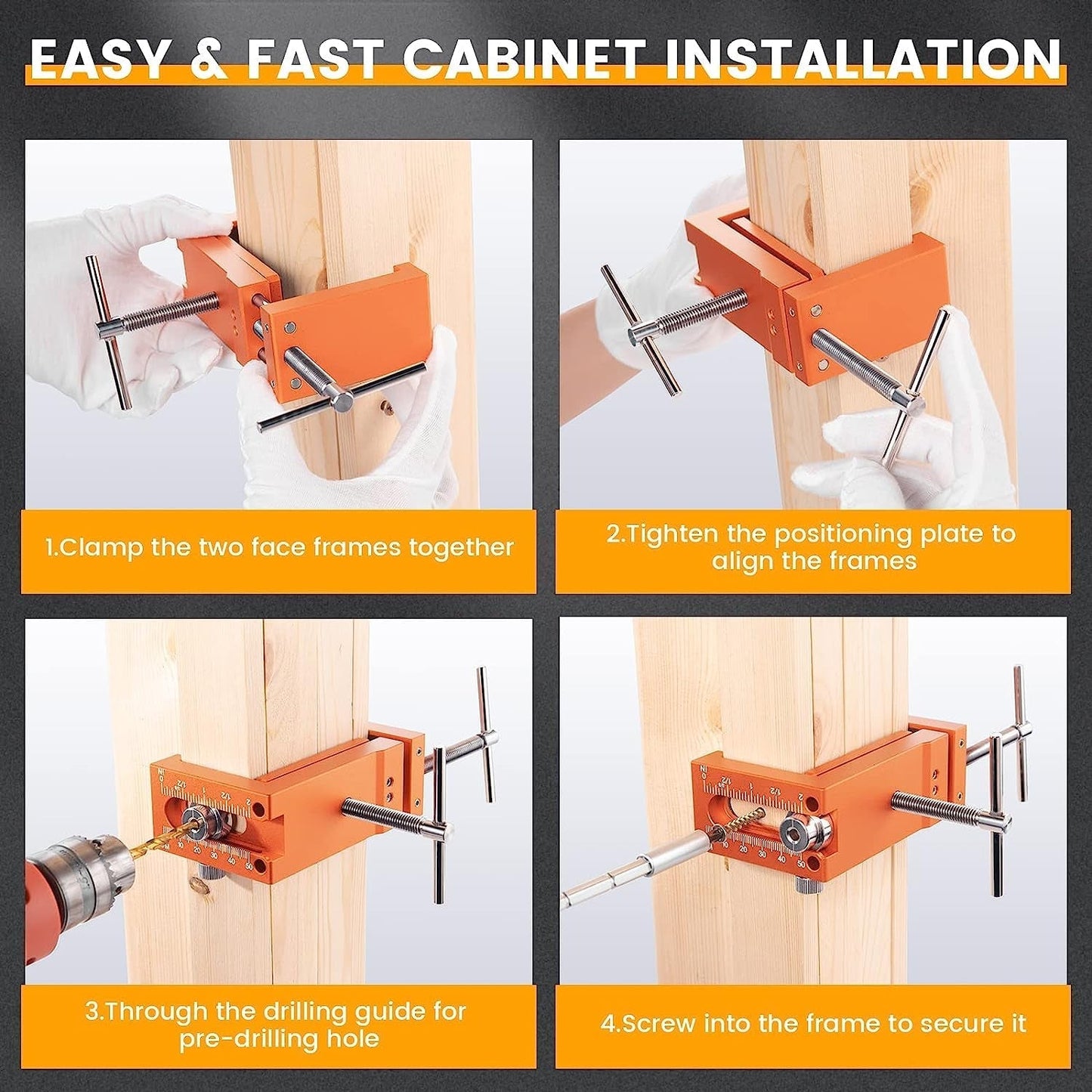 Cabinet Installation Clamps