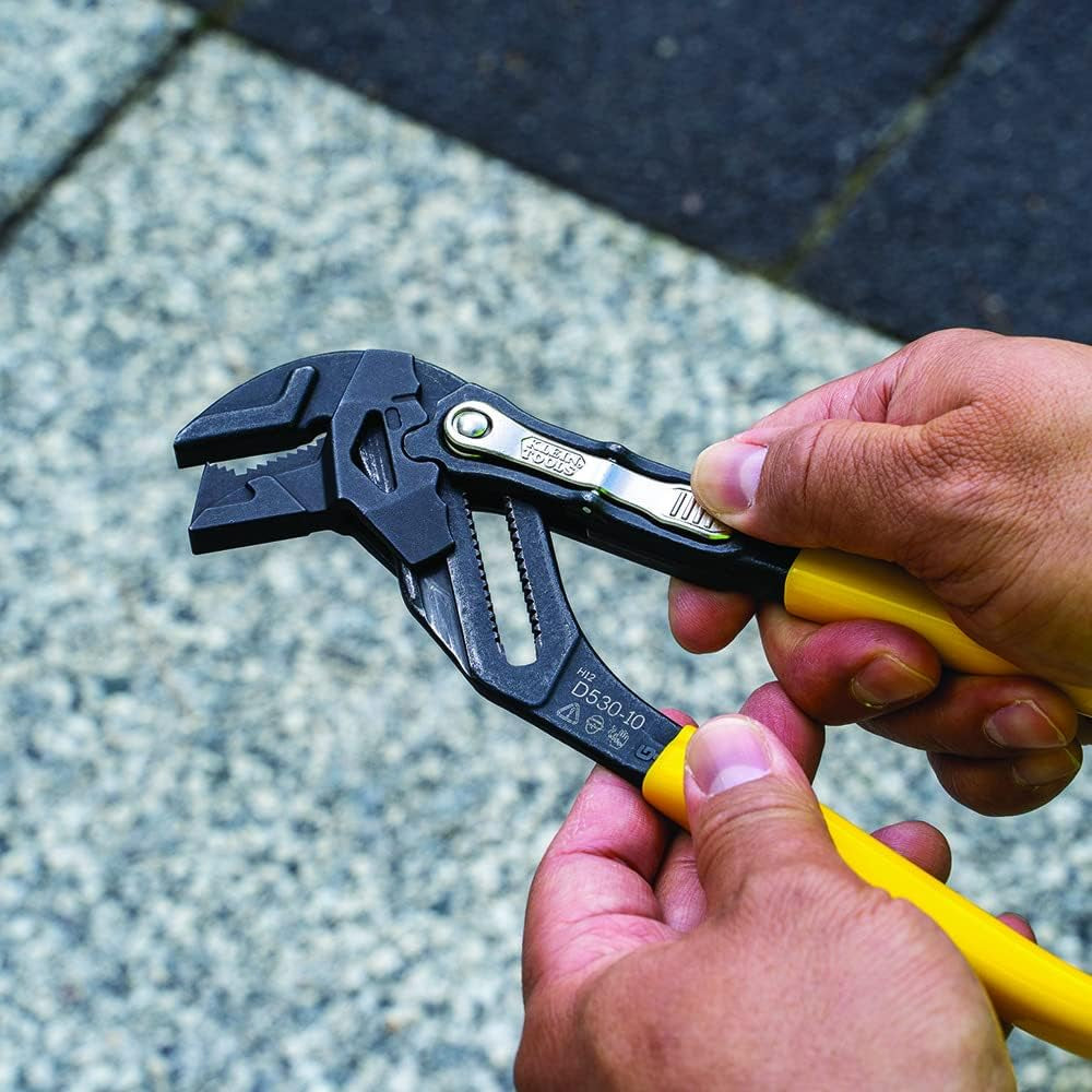 Plier Wrench, Adjustable Pump Plier and Smooth Parallel Jaws