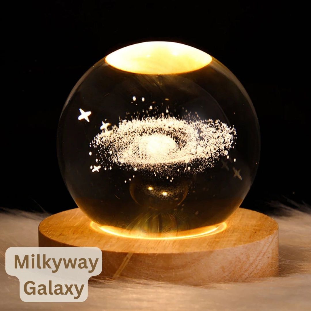 Calming Cosmic Lights: The Galaxy, Saturn and the Moon
