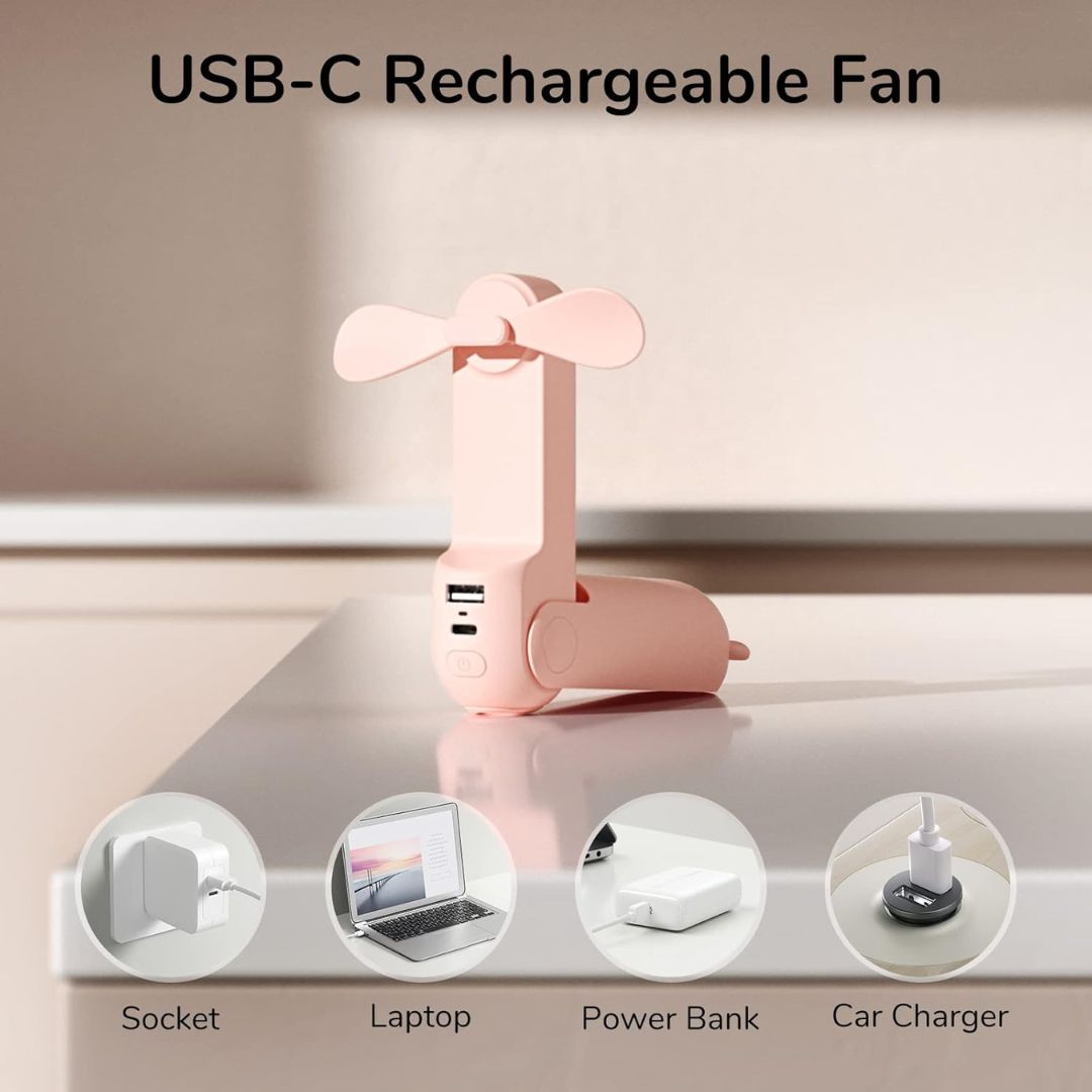 3 In 1 Handheld Mini Fan