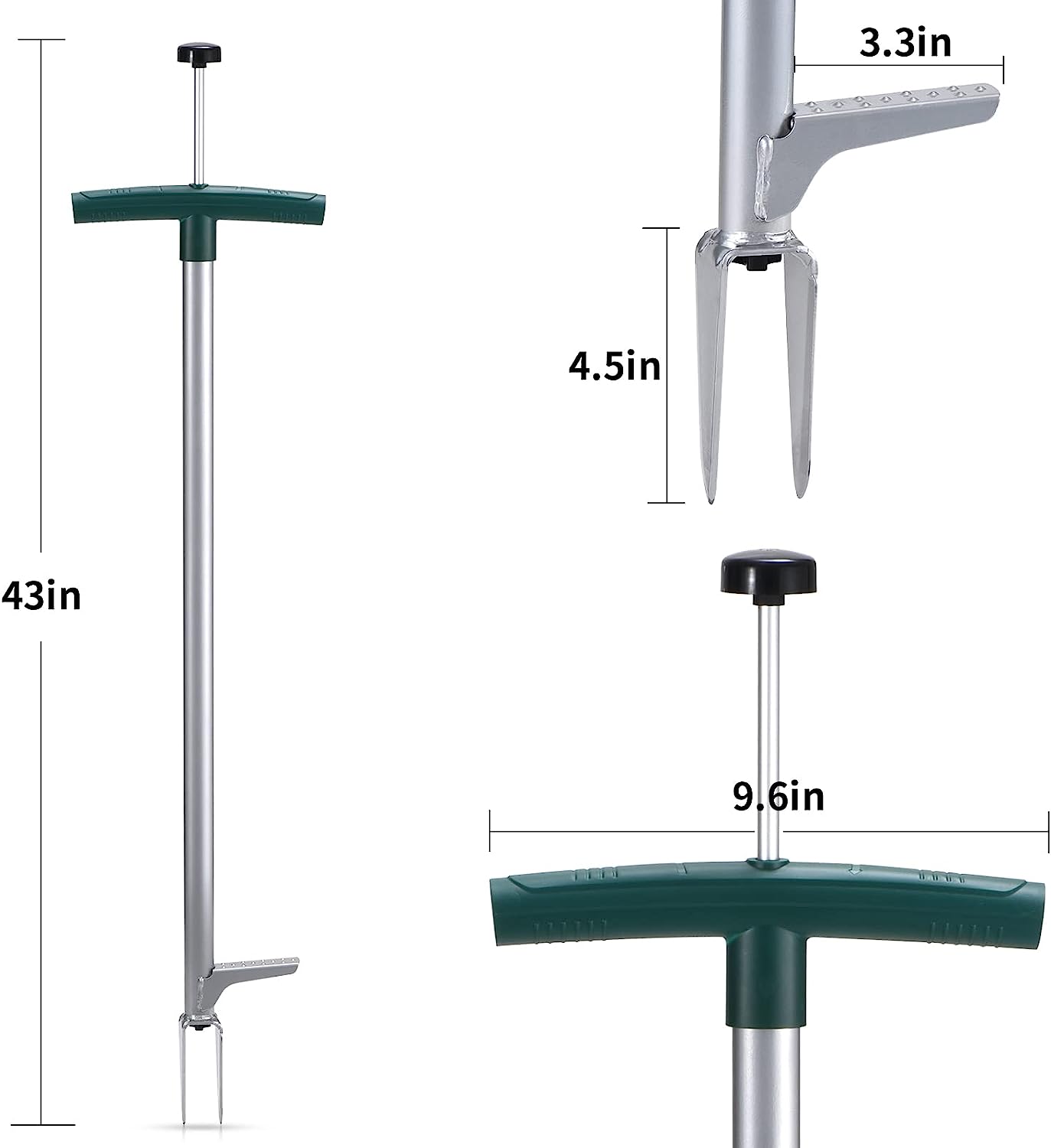 Weed Puller, Stand Up Weeder Manual Weeding Tool