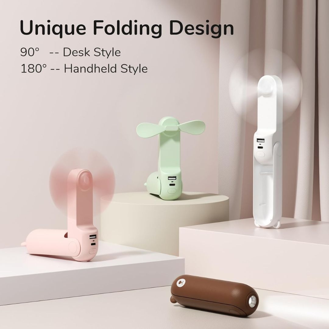 3 In 1 Handheld Mini Fan