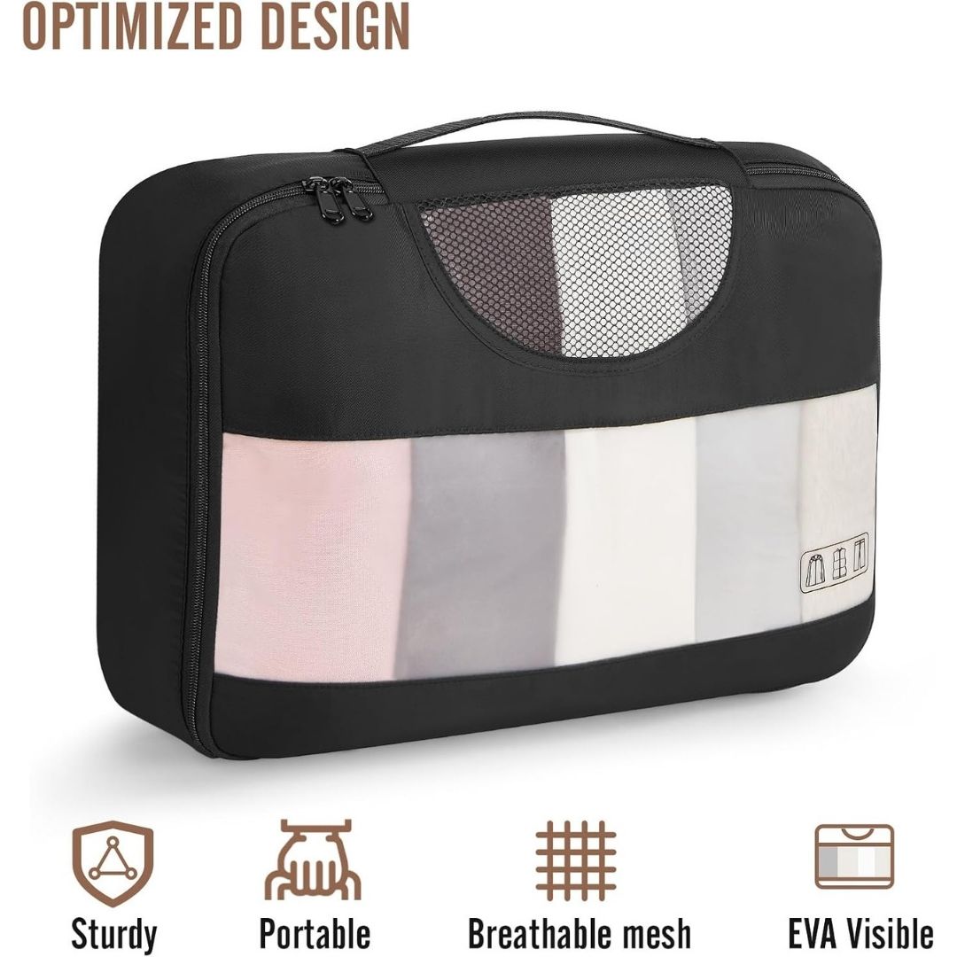 8 Set Packing Cubes for Travel