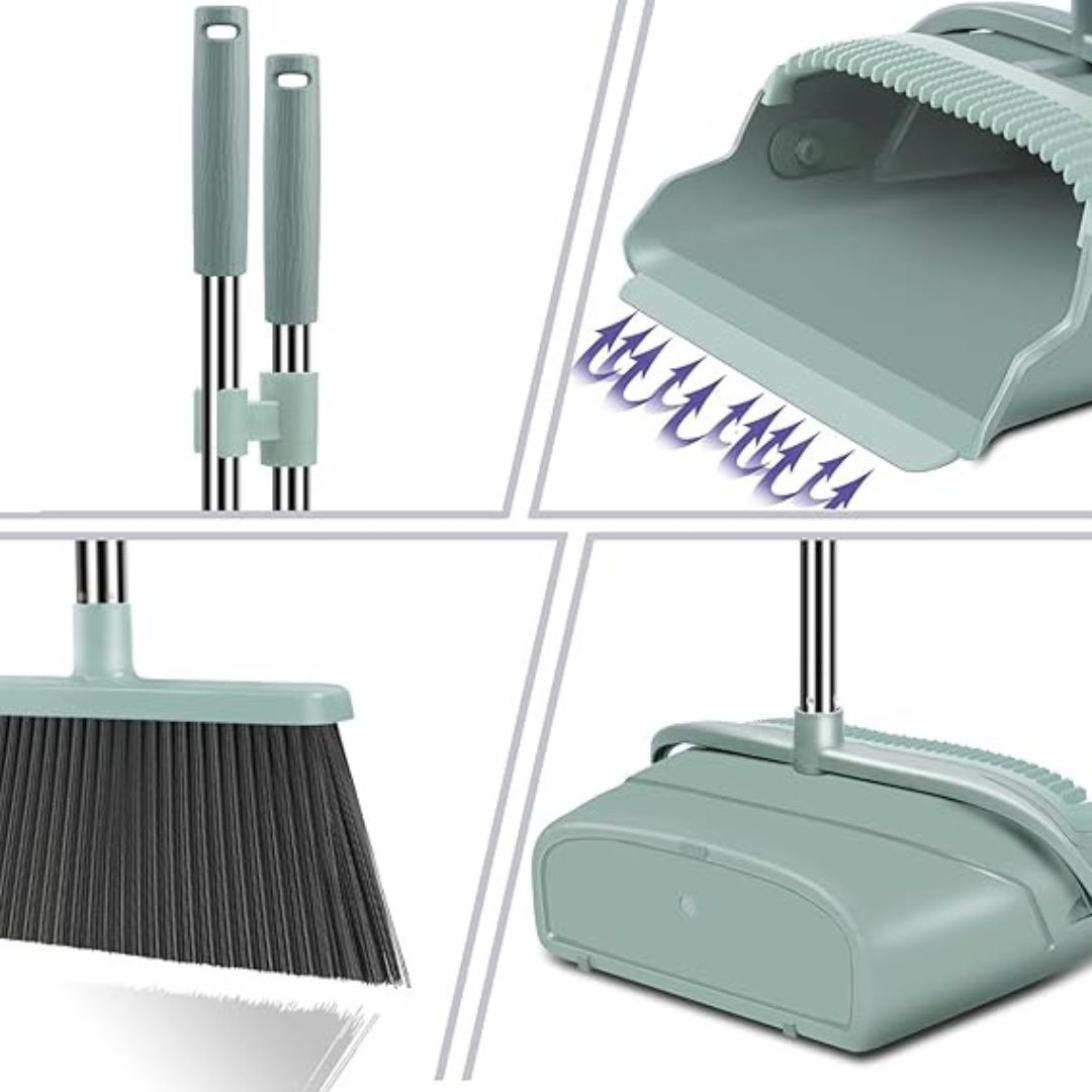 Upgrade Broom and Dustpan Set