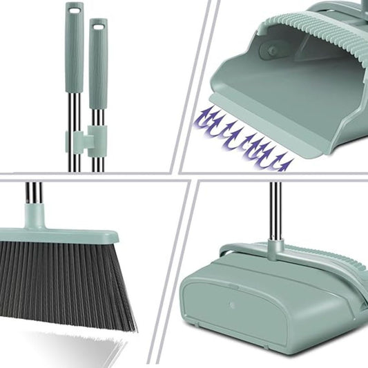 Upgrade Broom and Dustpan Set